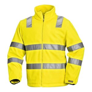 BLOUSON DE TRAVAIL HAUTE-VISIBILITÉ JAUNE