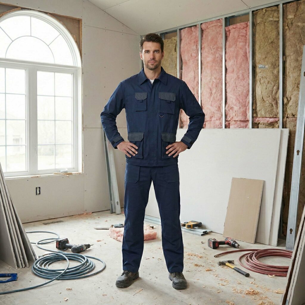 ensemble veste et pantalon de travail pour les automobile